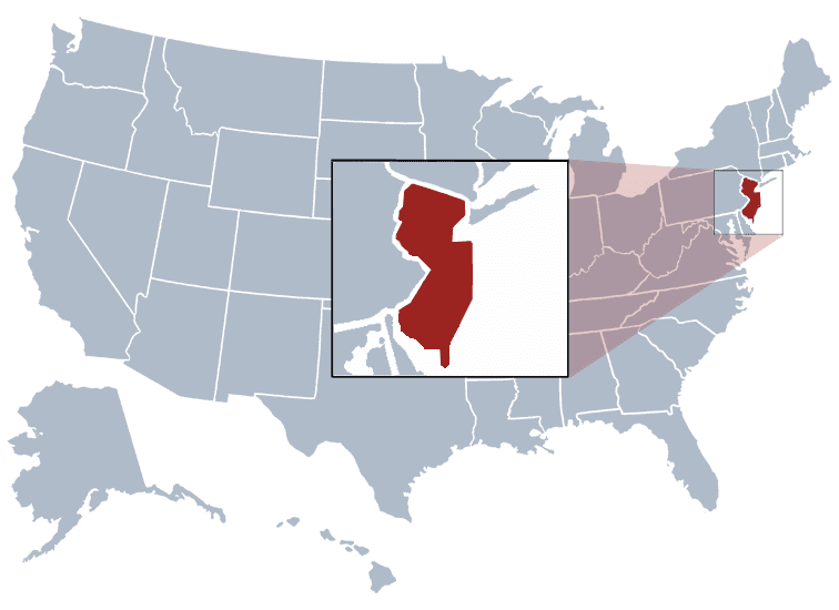 USA States Covered by Ovid Media Group-New Jersey USA States Covered by Ovid Media Group-New Jersey