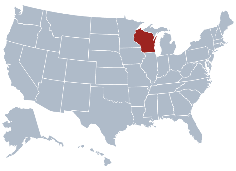 USA States Covered by Ovid Media Group- Wisconsin USA States Covered by Ovid Media Group- Wisconsin
